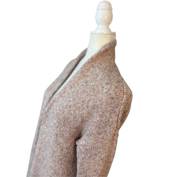 Abercrombie & Fitch mauve cotton blend knit open front cardigan- M - Picture 2 of 8